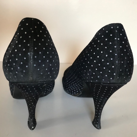 VINTAGE POLKA DOT HEELS - Picture 4 of 8